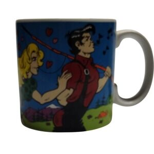 The Good Company Coffee Mug There Aint No Hiding from Love  Cartoon 1990 Pop Art